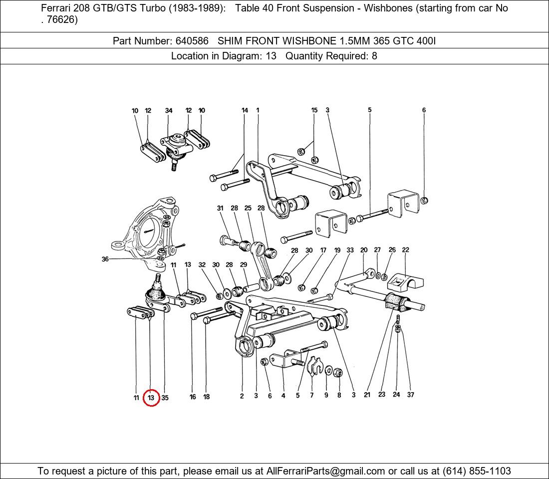 Ferrari Part 640586