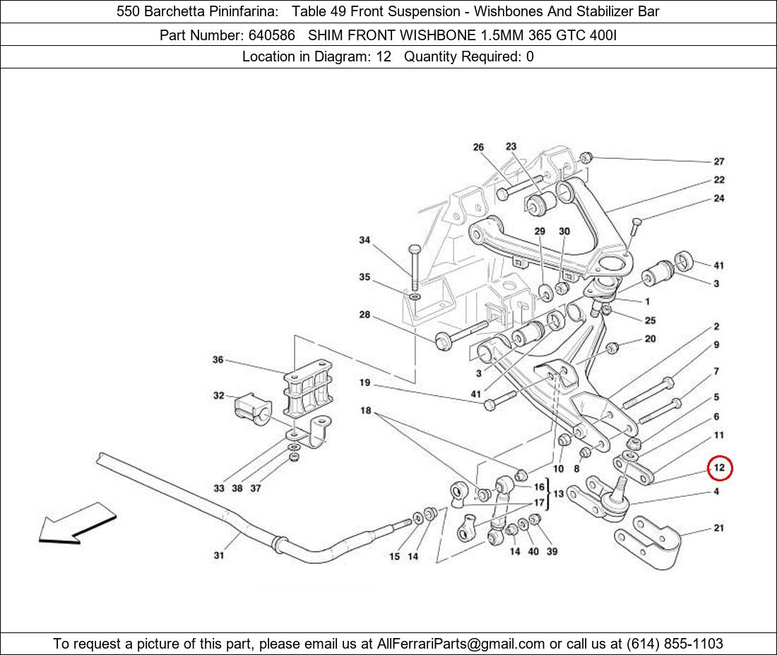 Ferrari Part 640586