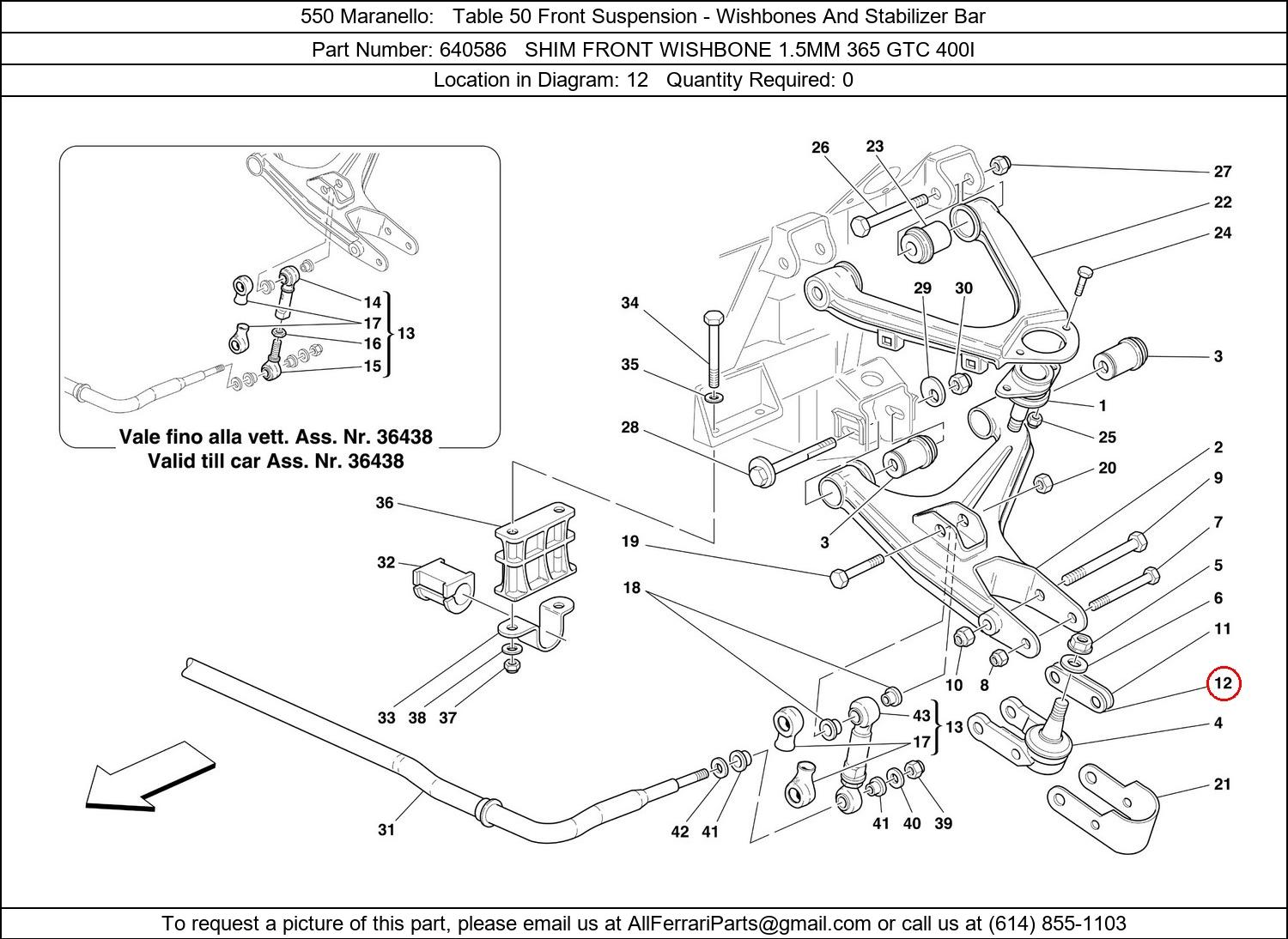 Ferrari Part 640586