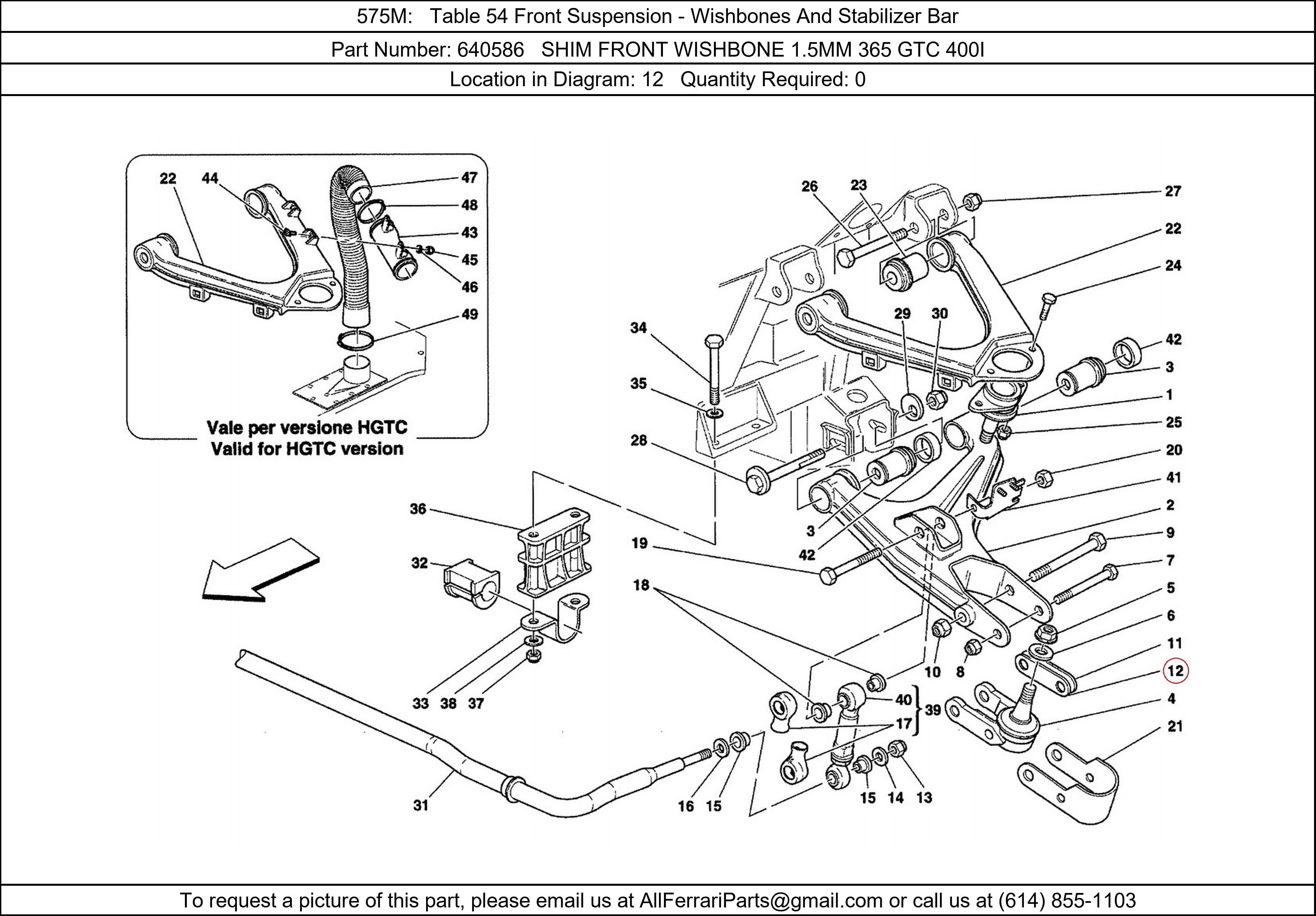 Ferrari Part 640586