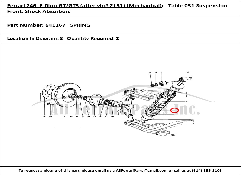 Ferrari Part 641167