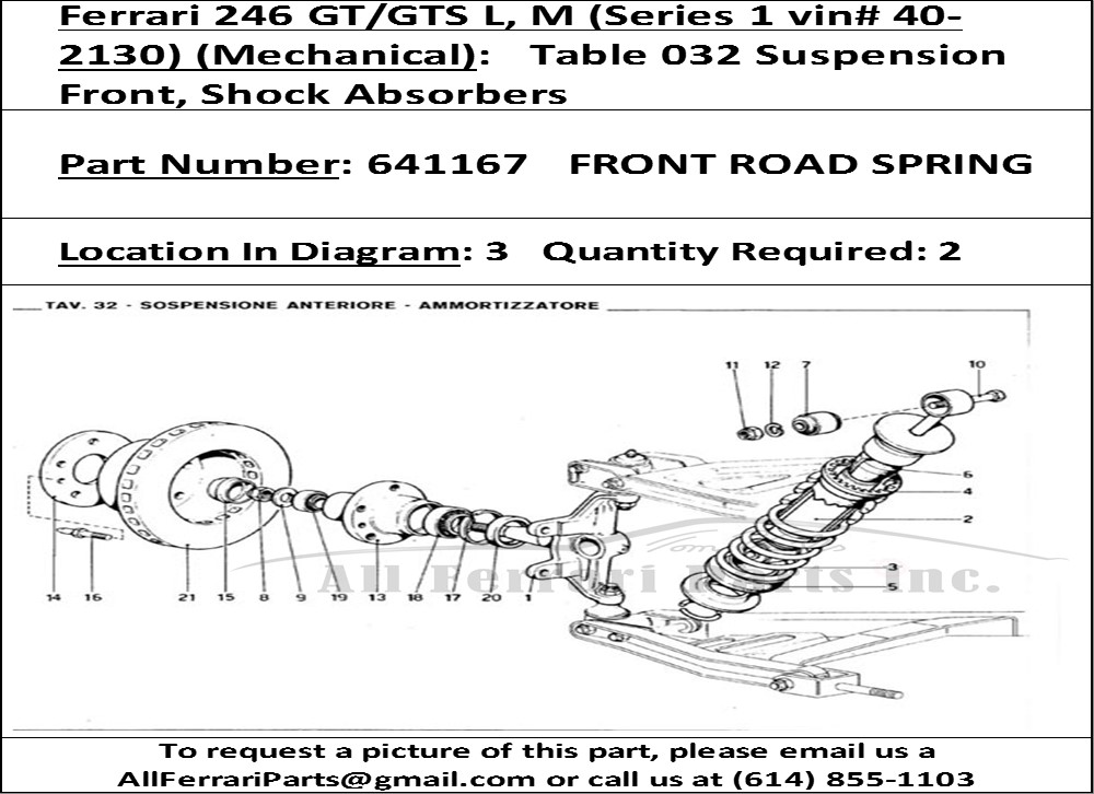 Ferrari Part 641167