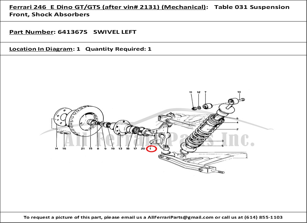 Ferrari Part 641367