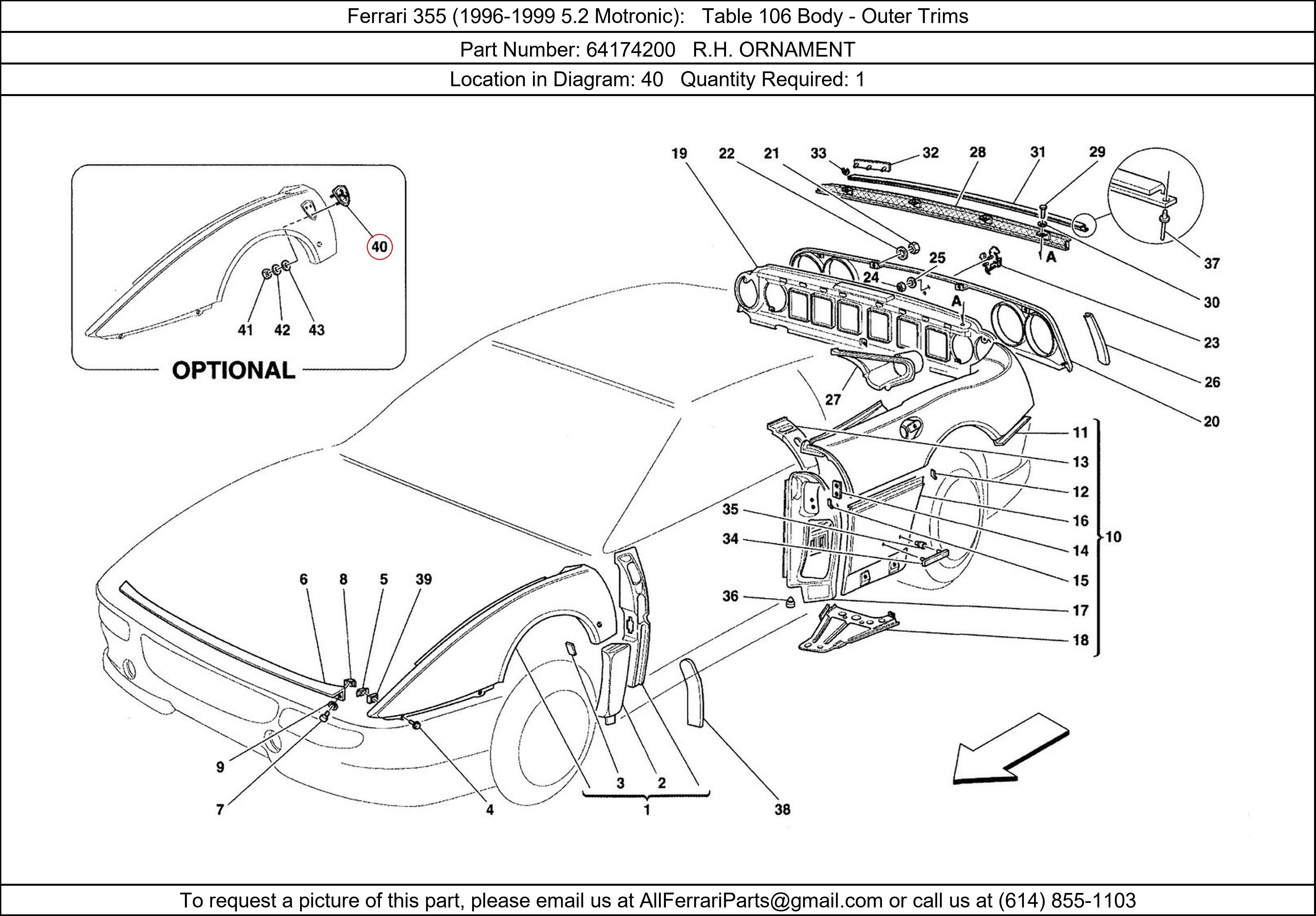 Ferrari Part 64174200