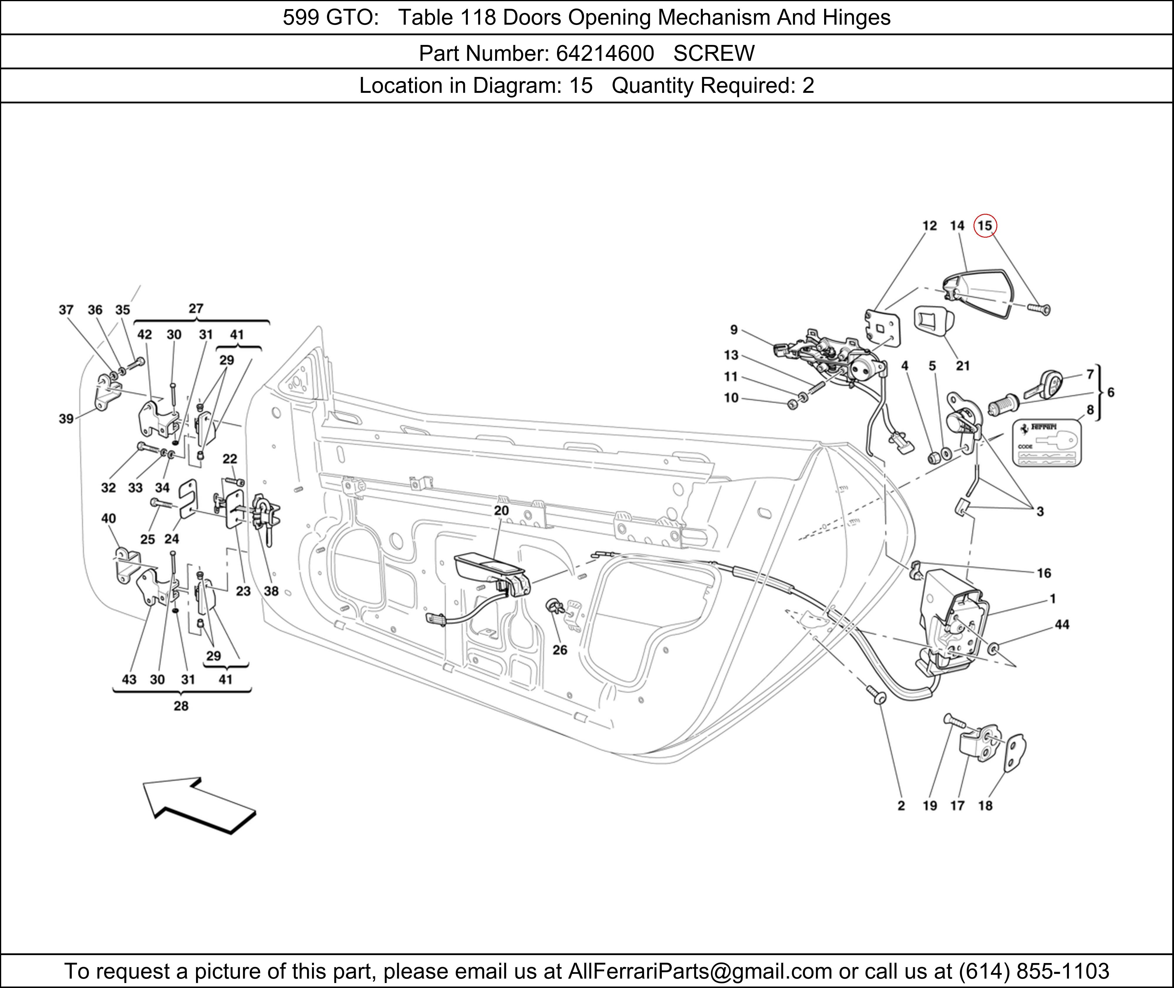 Ferrari Part 64214600