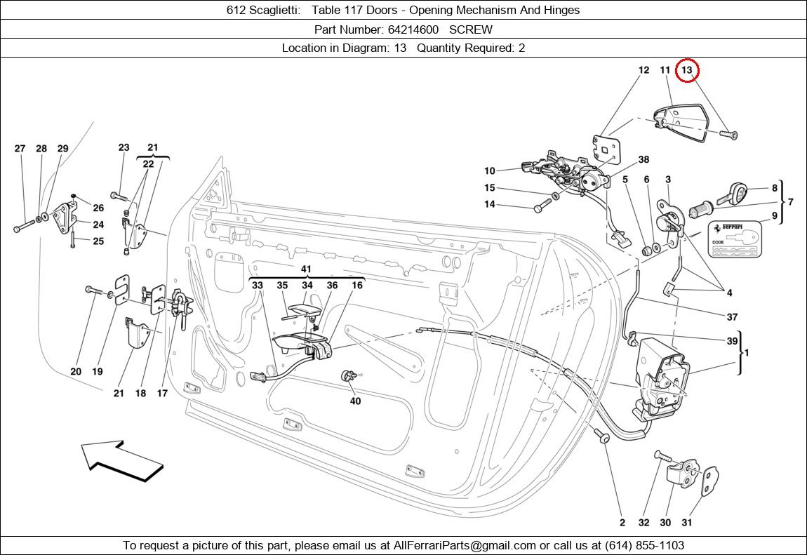 Ferrari Part 64214600