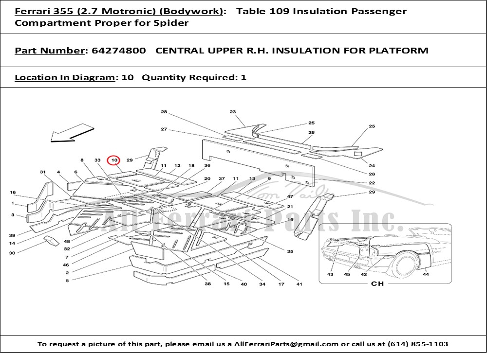 Ferrari Part 64274800