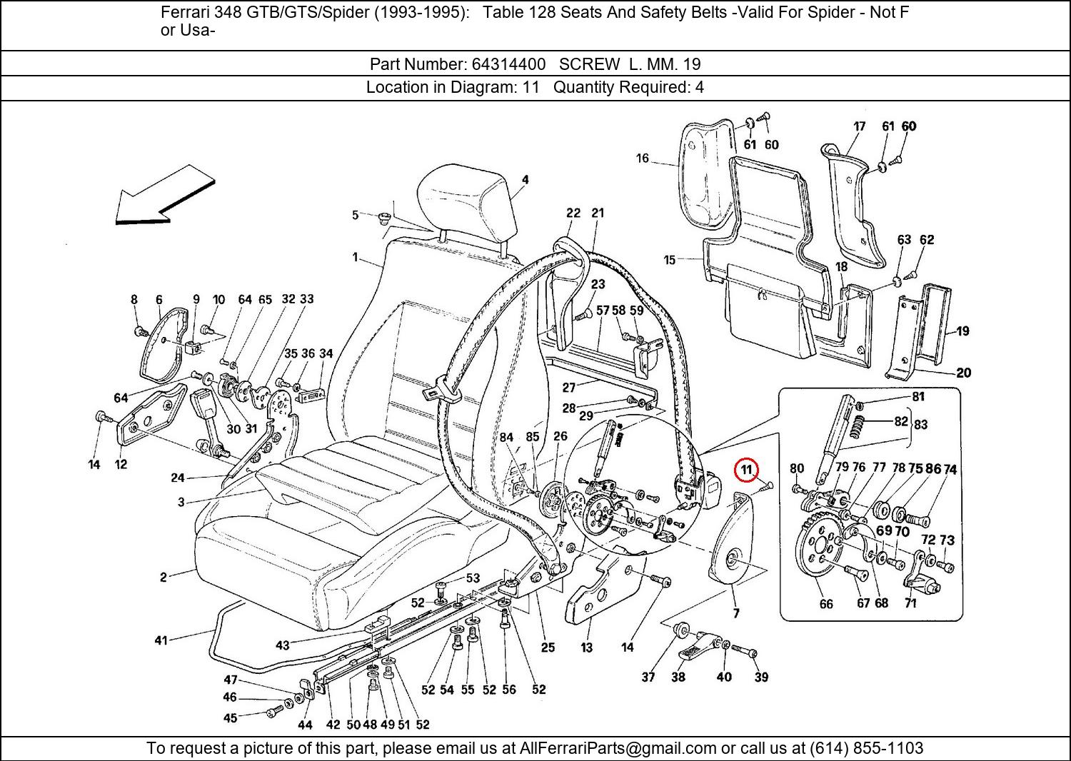 Ferrari Part 64314400