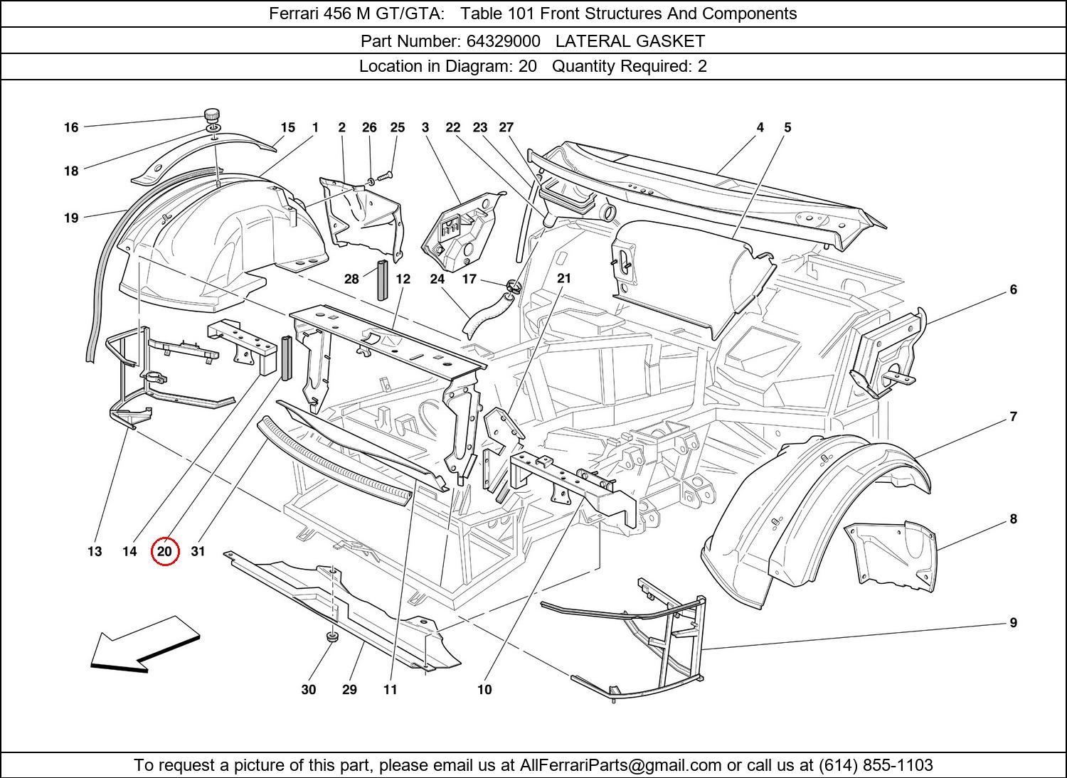 Ferrari Part 64329000