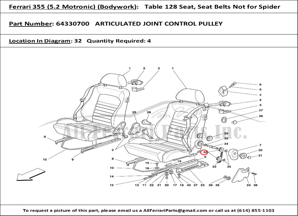 Ferrari Part 64330700