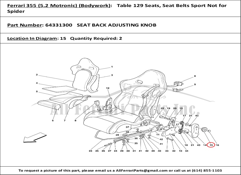 Ferrari Part 64331300