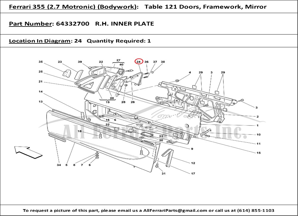 Ferrari Part 64332700