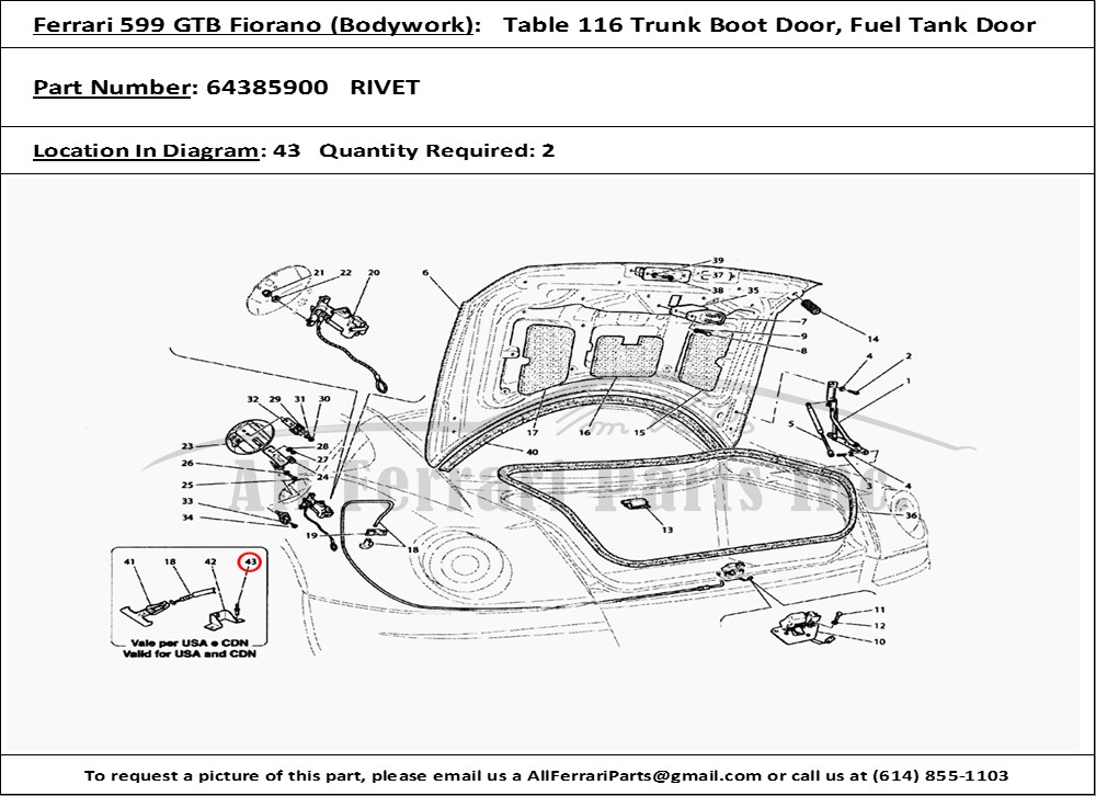 Ferrari Part 64385900