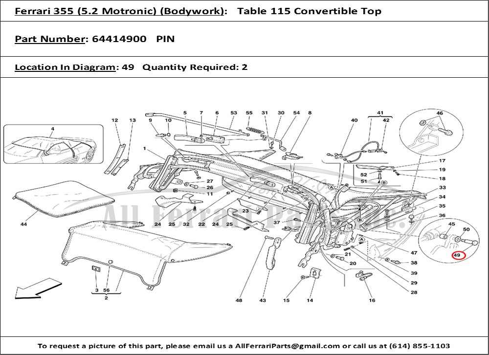 Ferrari Part 64414900