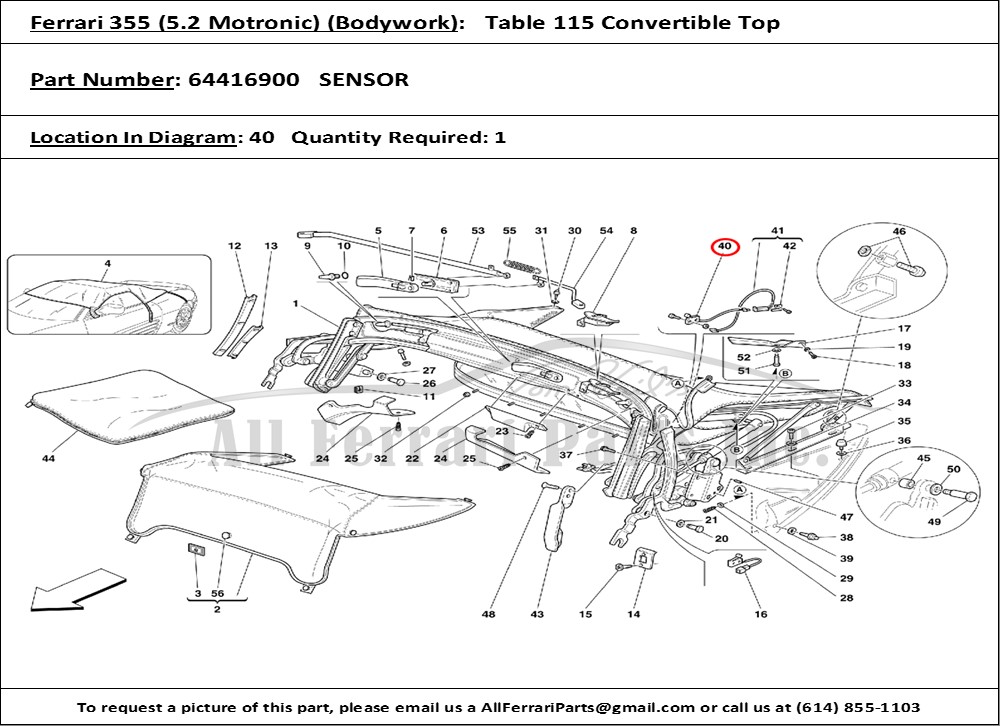 Ferrari Part 64416900