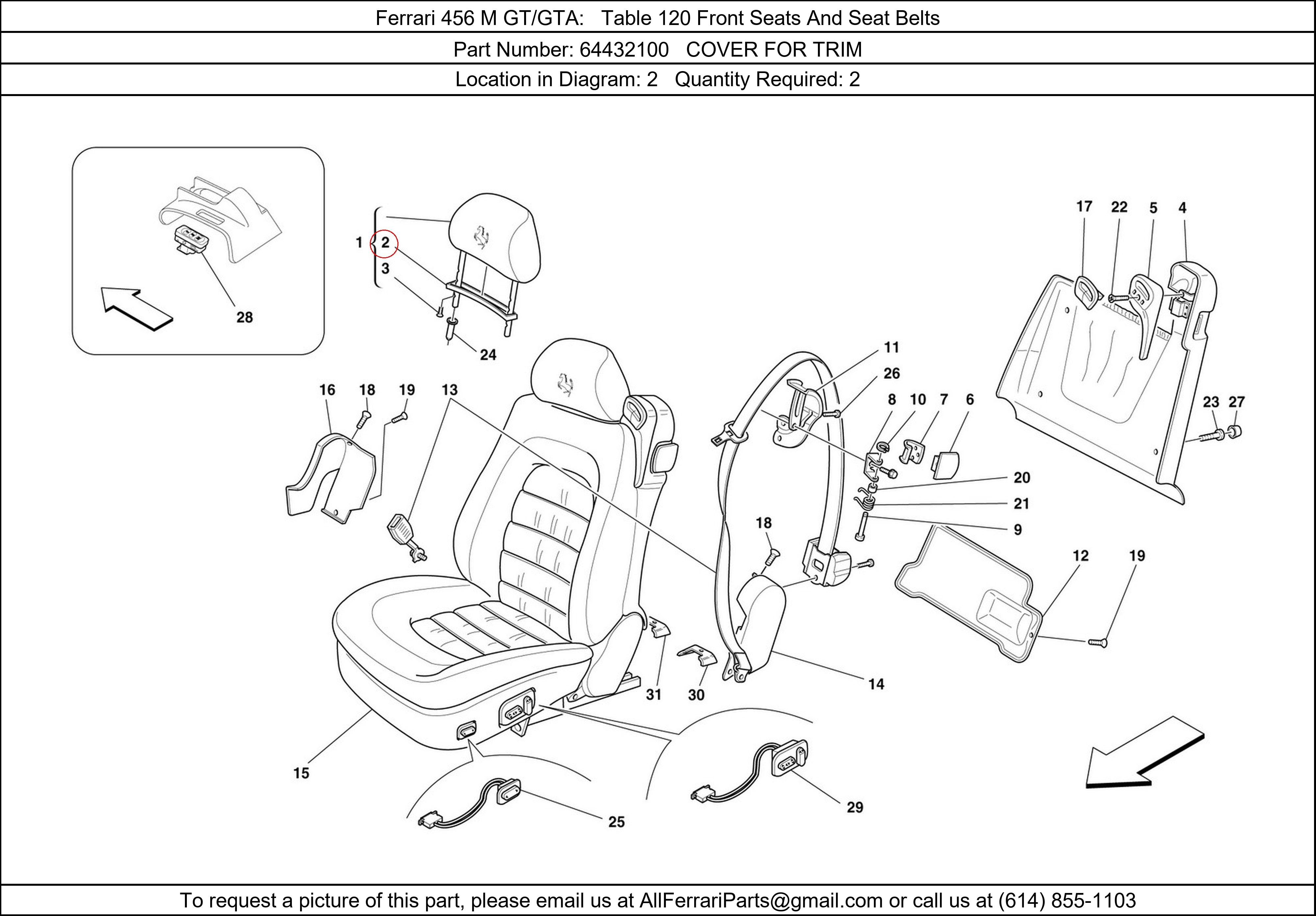 Ferrari Part 64432100