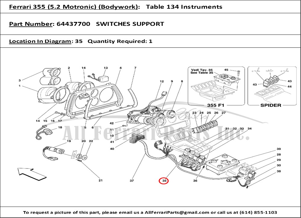 Ferrari Part 64437700