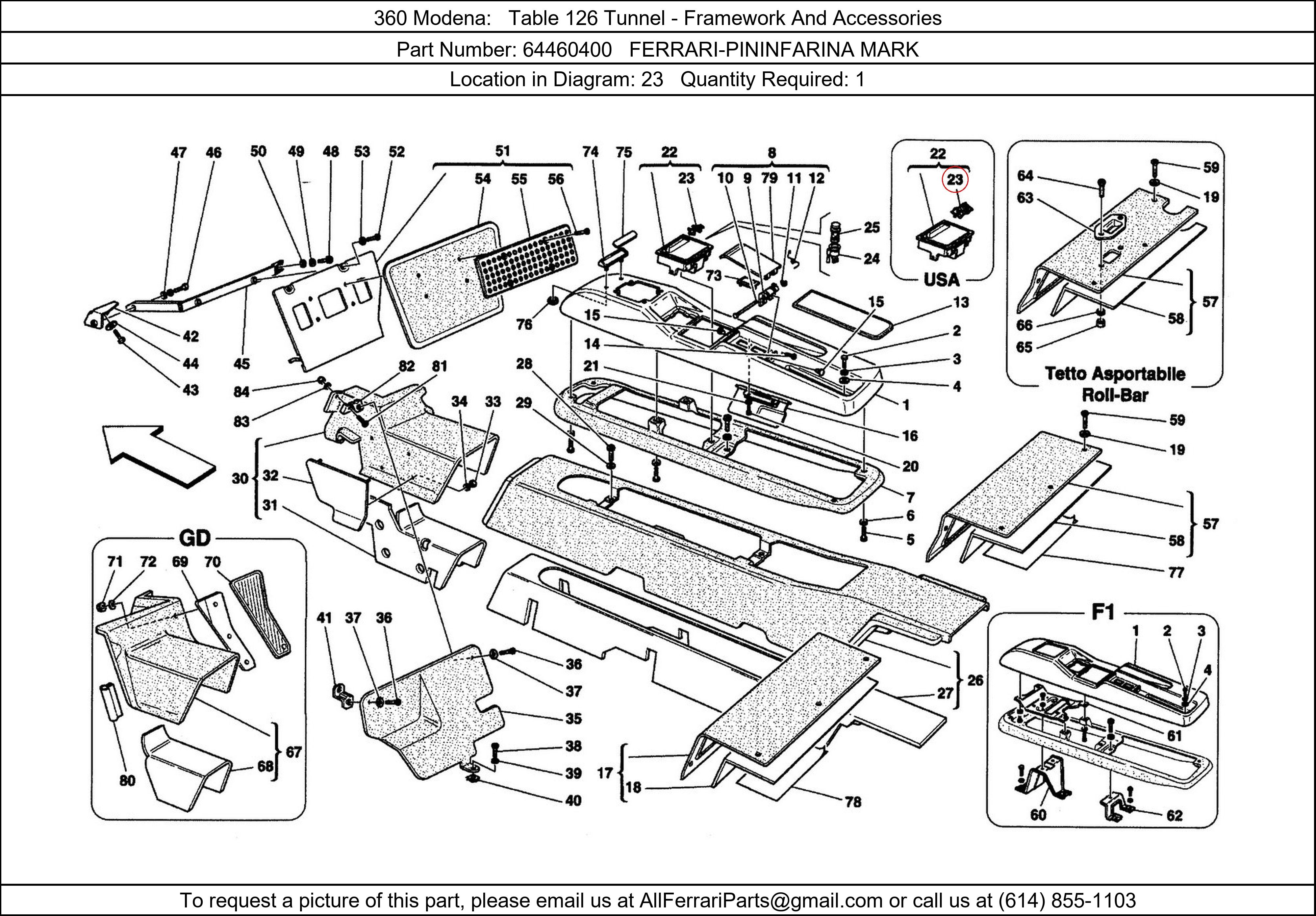 Ferrari Part 64460400