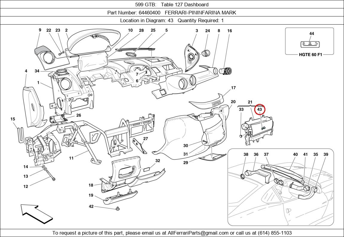 Ferrari Part 64460400