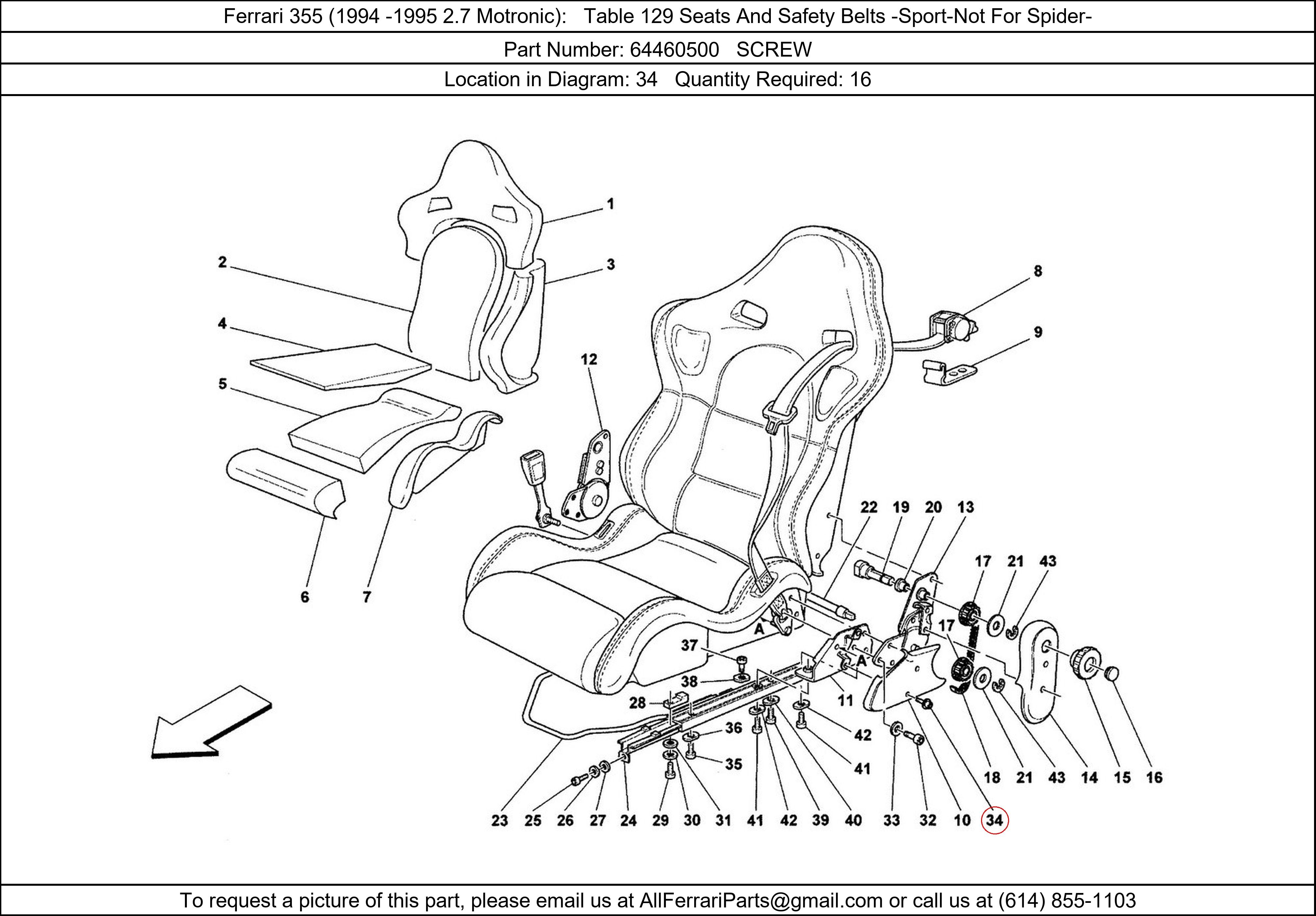 Ferrari Part 64460500