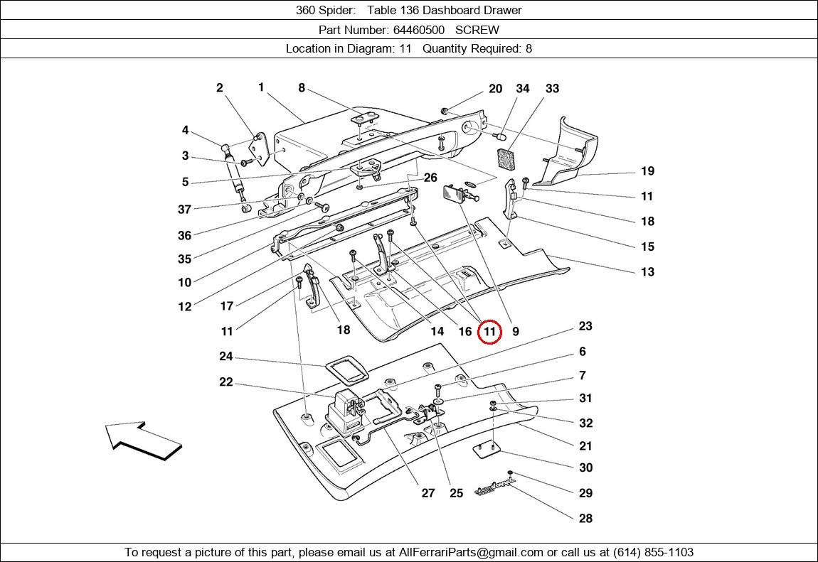 Ferrari Part 64460500