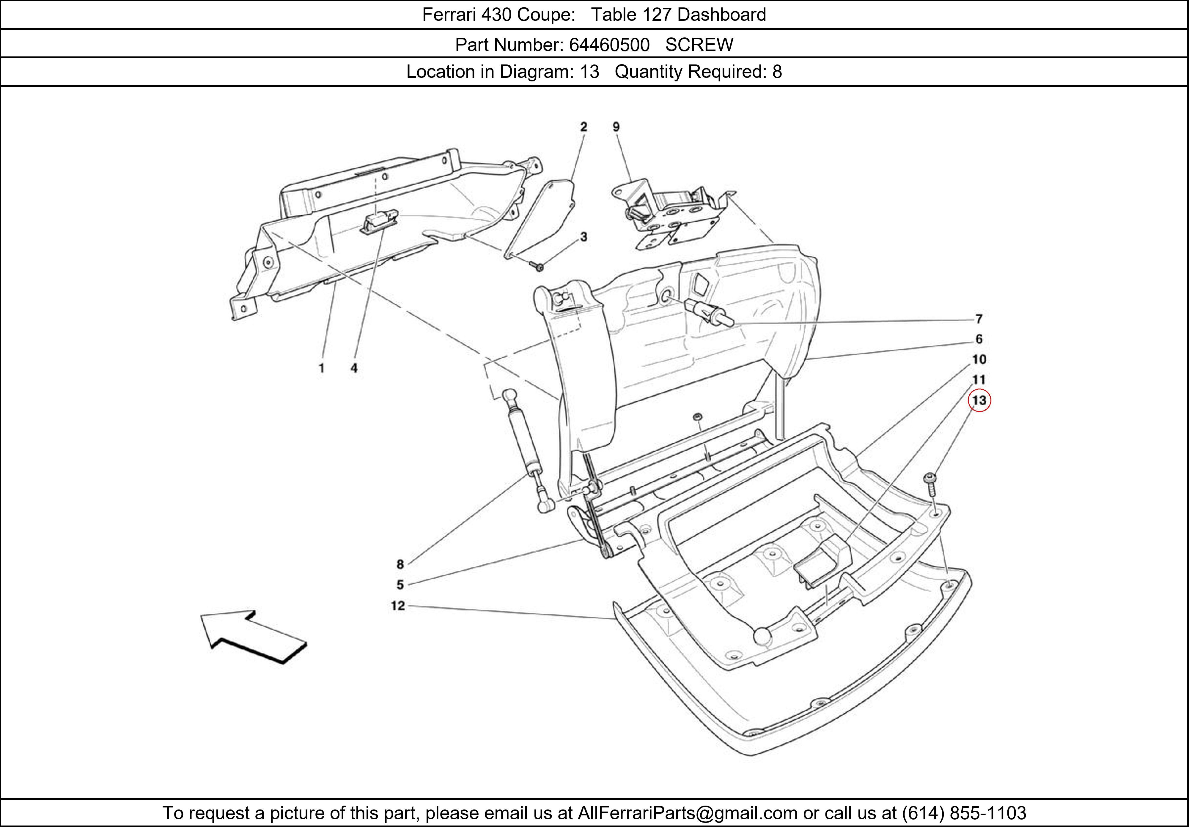 Ferrari Part 64460500