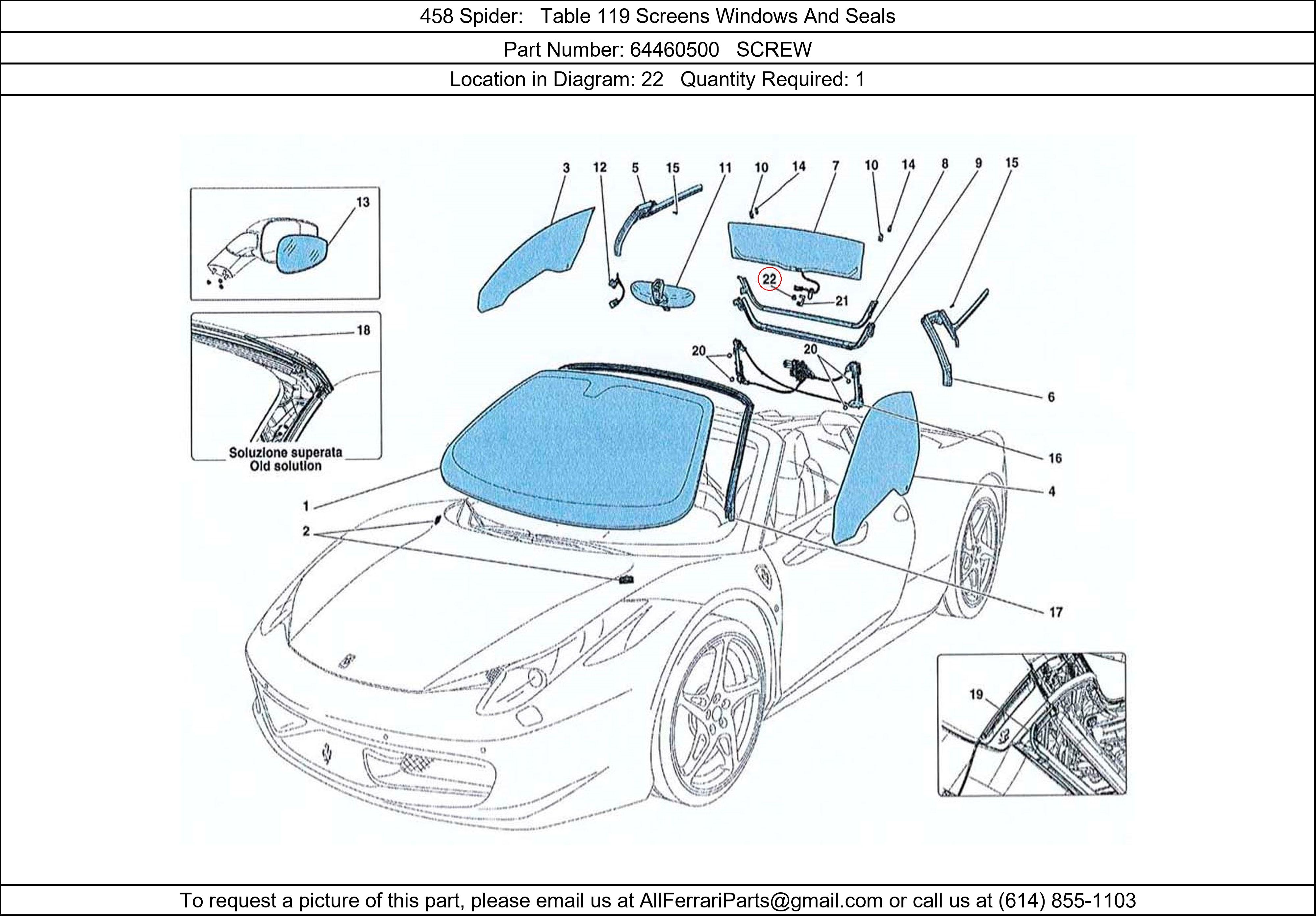 Ferrari Part 64460500