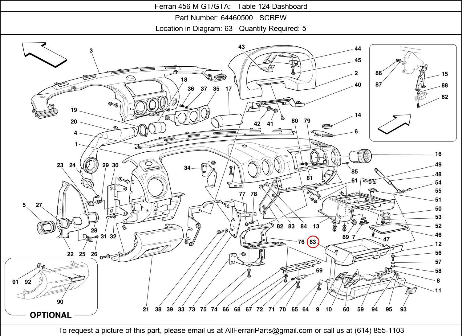 Ferrari Part 64460500