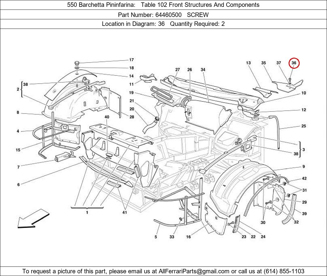 Ferrari Part 64460500