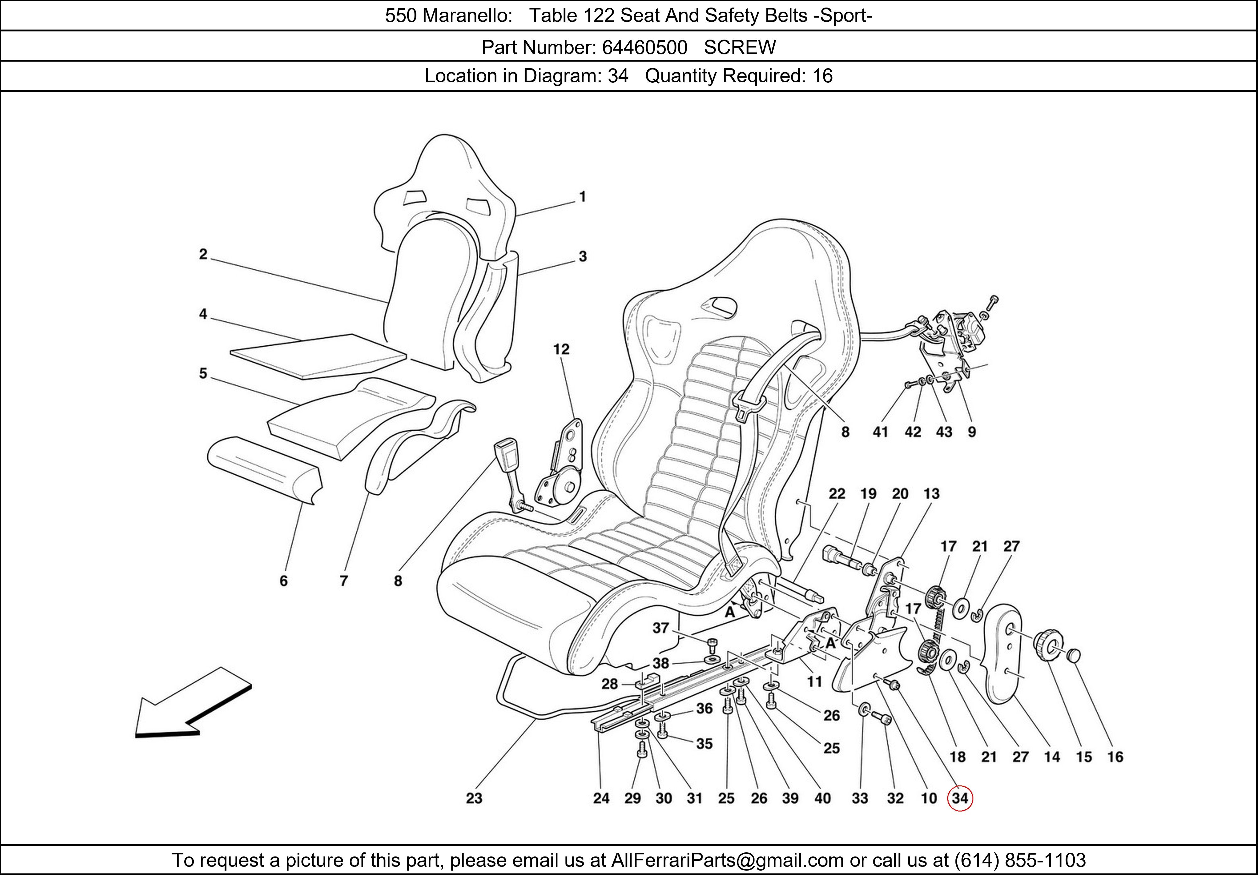 Ferrari Part 64460500