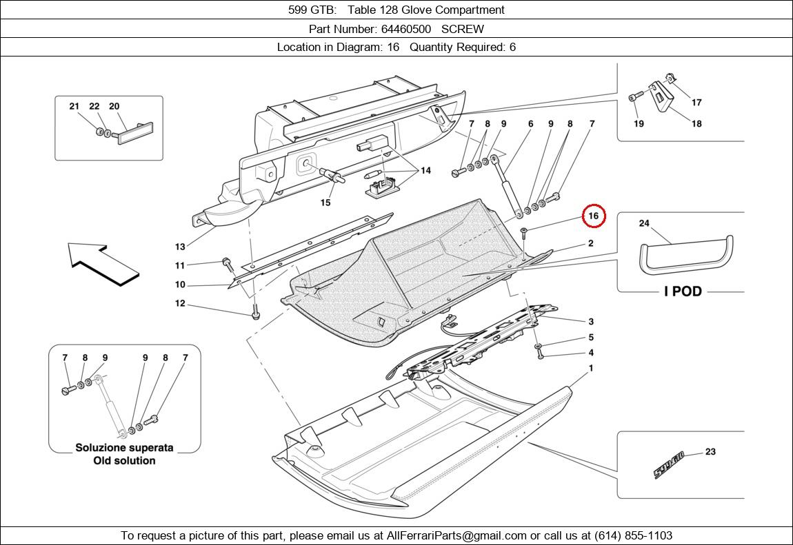 Ferrari Part 64460500