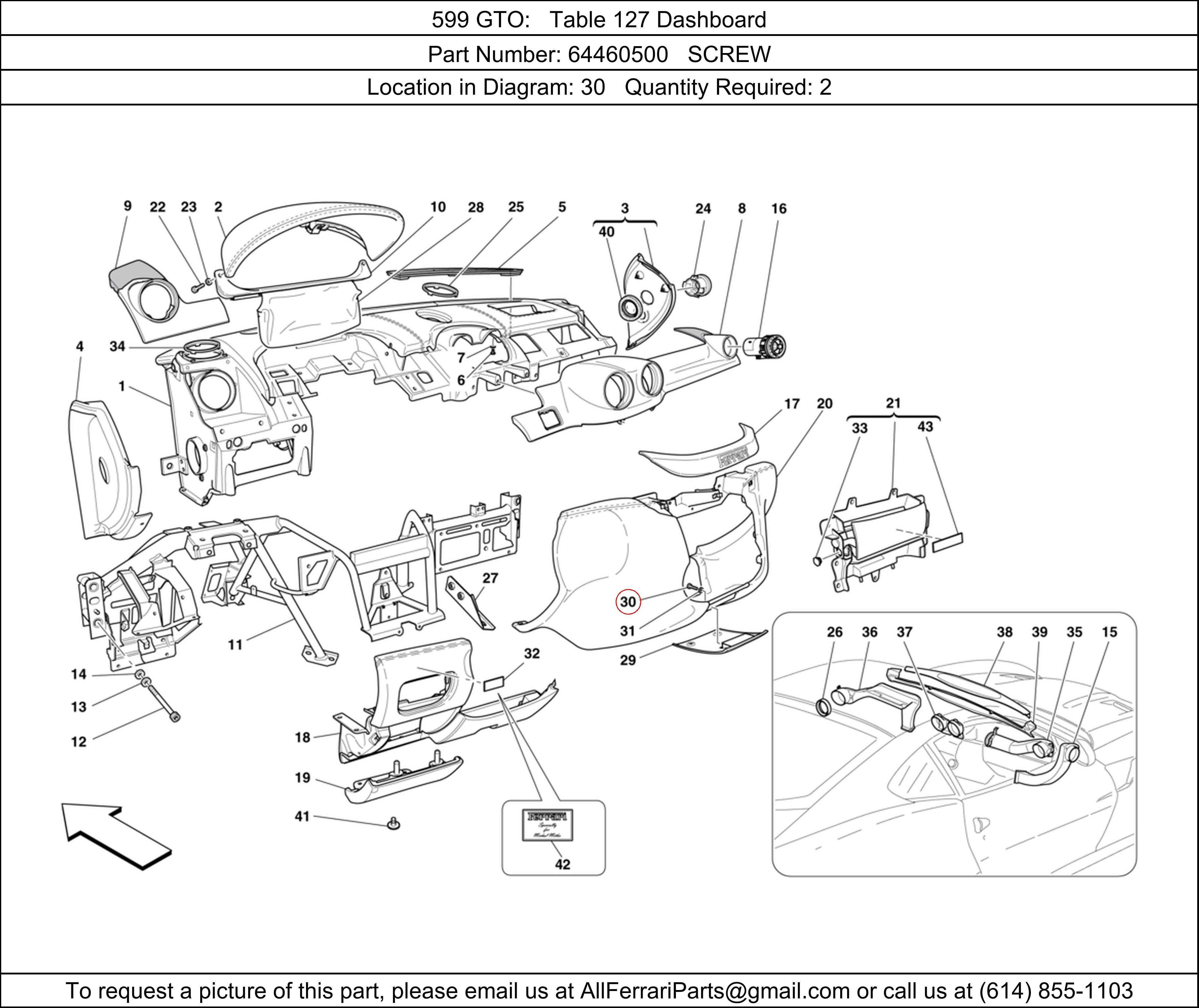 Ferrari Part 64460500