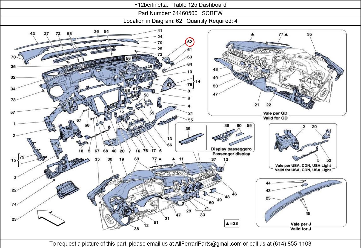 Ferrari Part 64460500