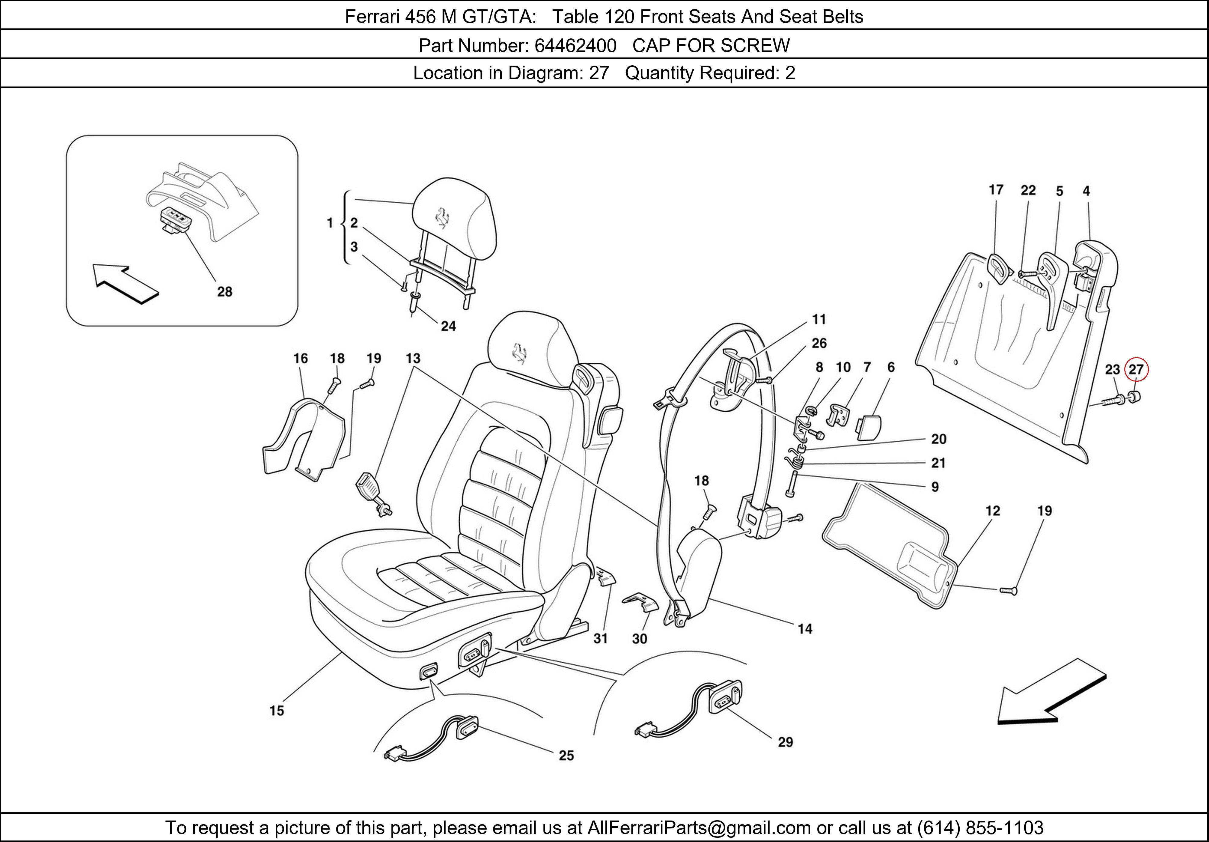 Ferrari Part 64462400