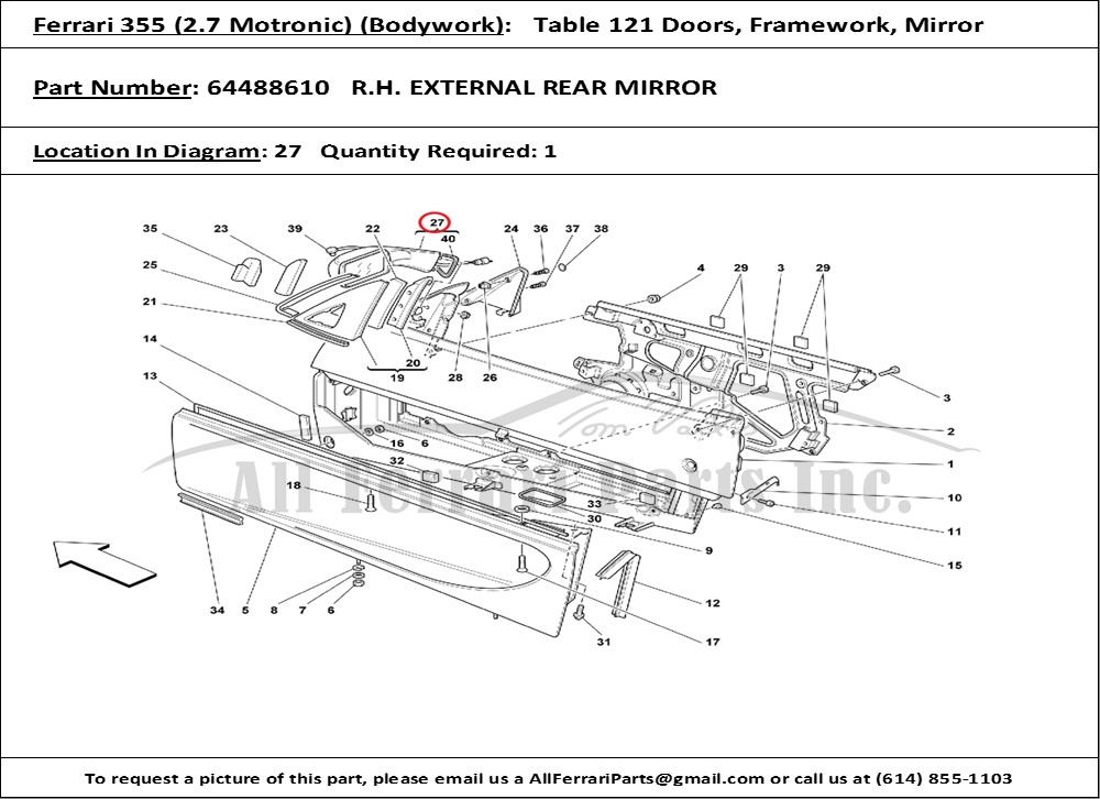 Ferrari Part 64488610