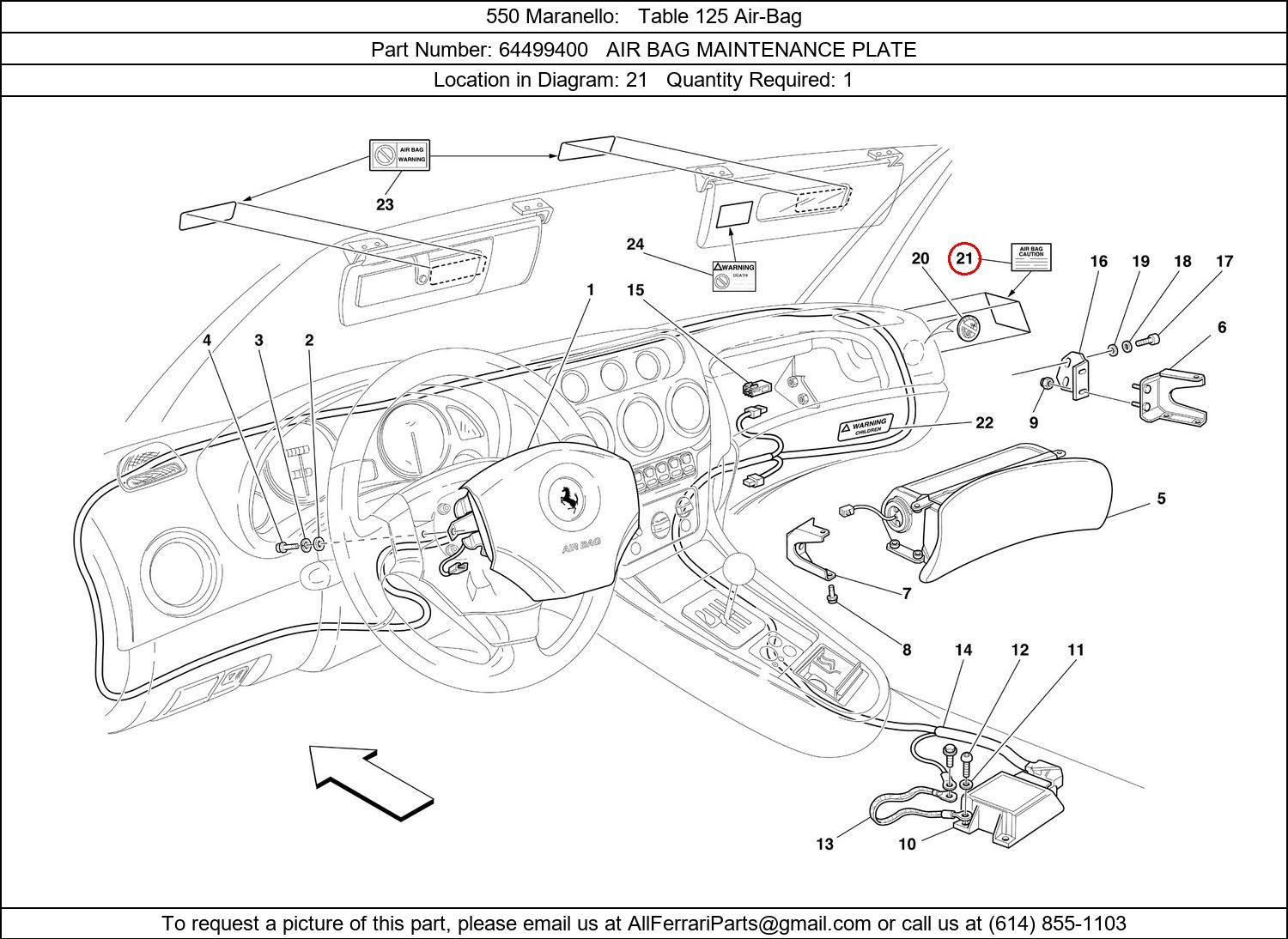 Ferrari Part 64499400