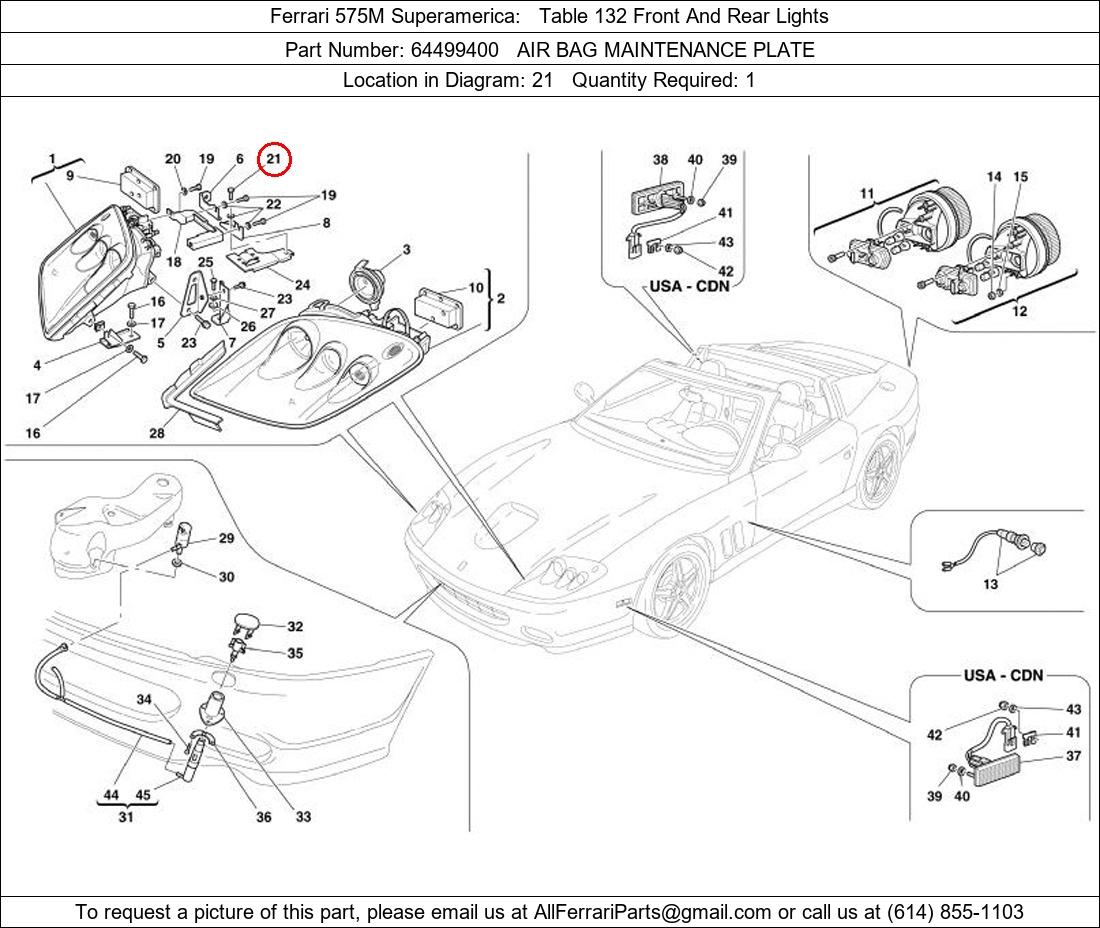 Ferrari Part 64499400