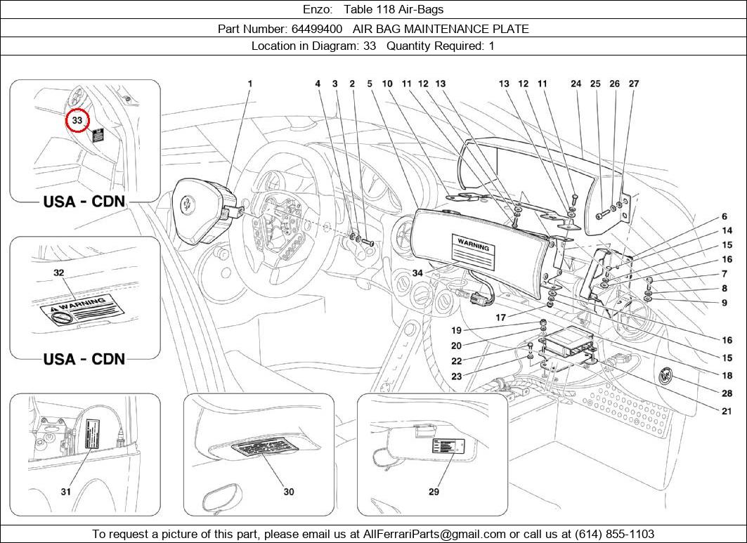 Ferrari Part 64499400