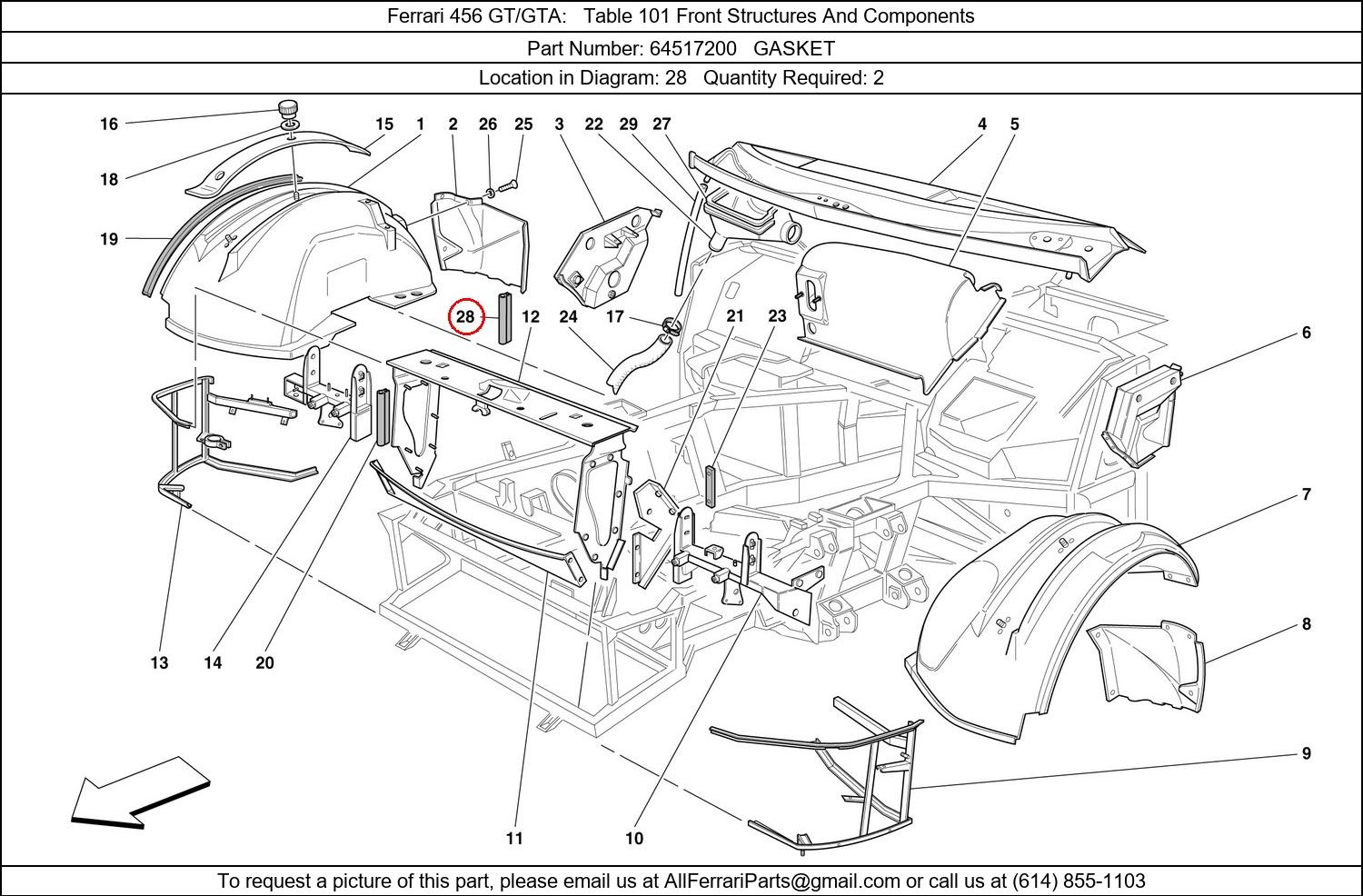 Ferrari Part 64517200