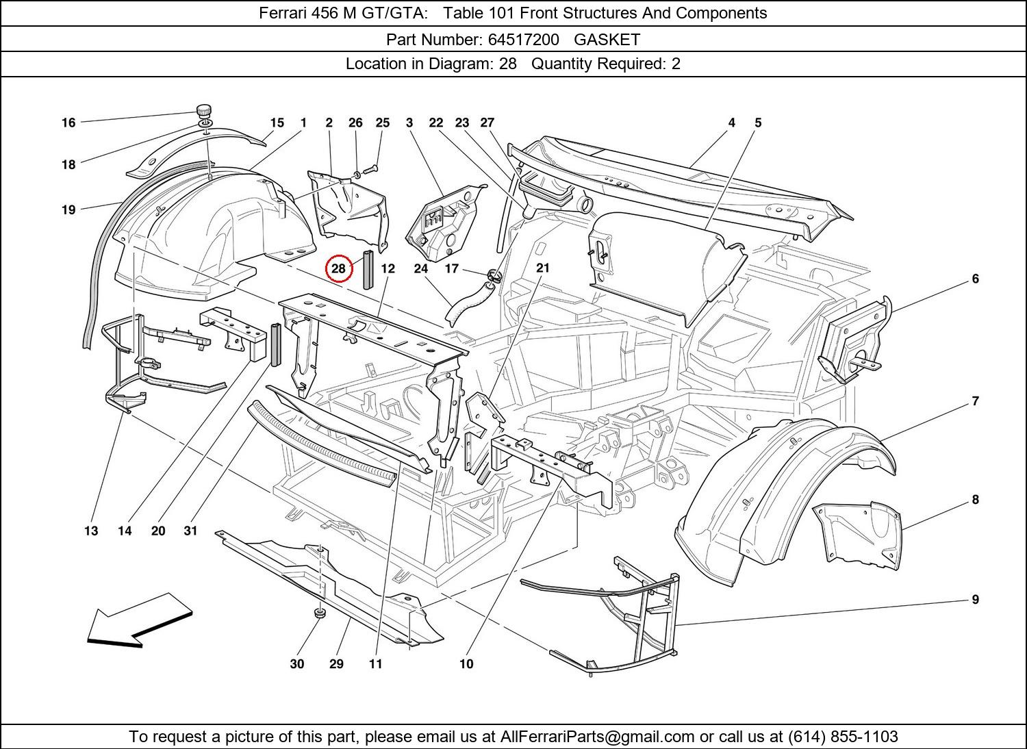 Ferrari Part 64517200