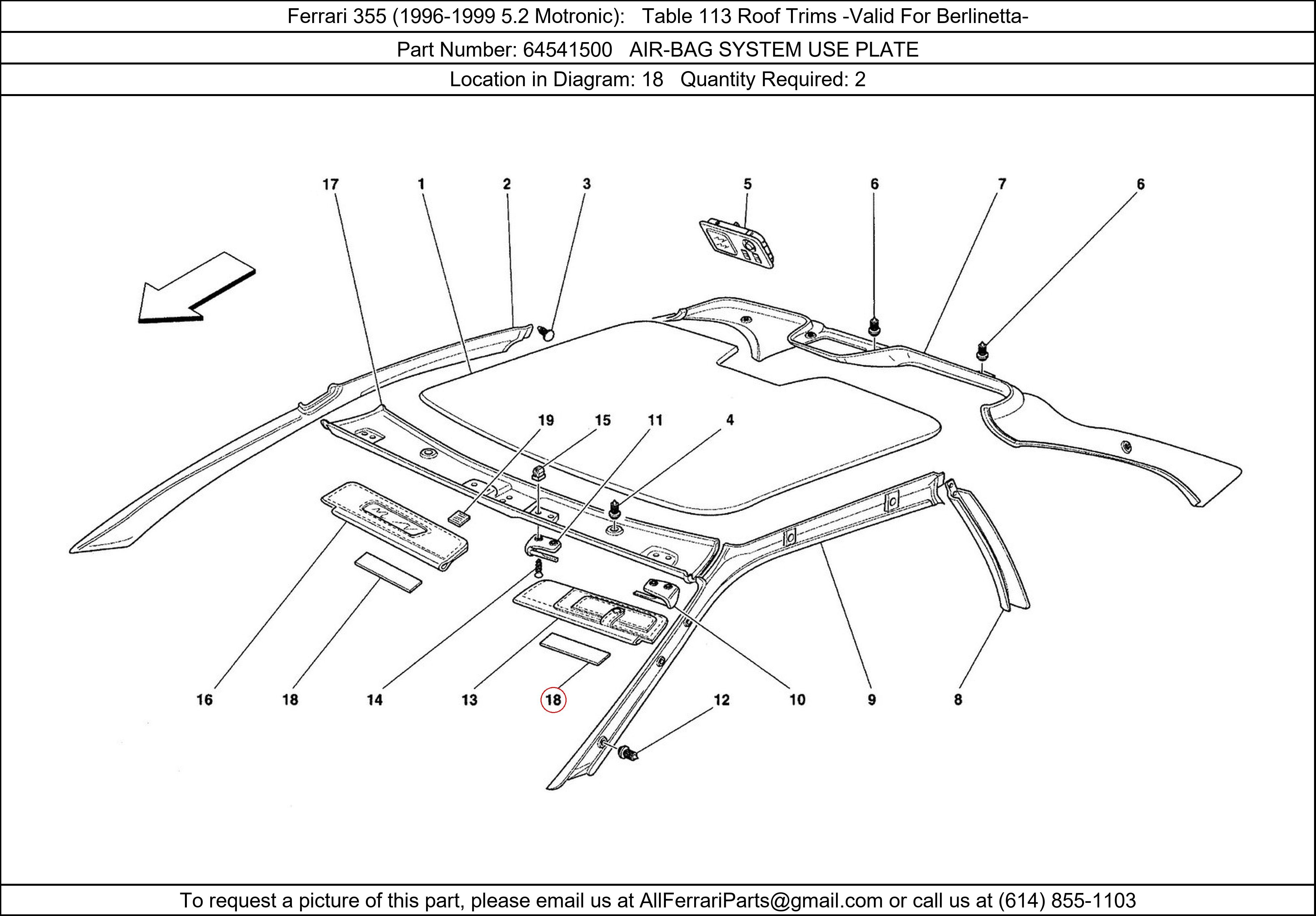 Ferrari Part 64541500