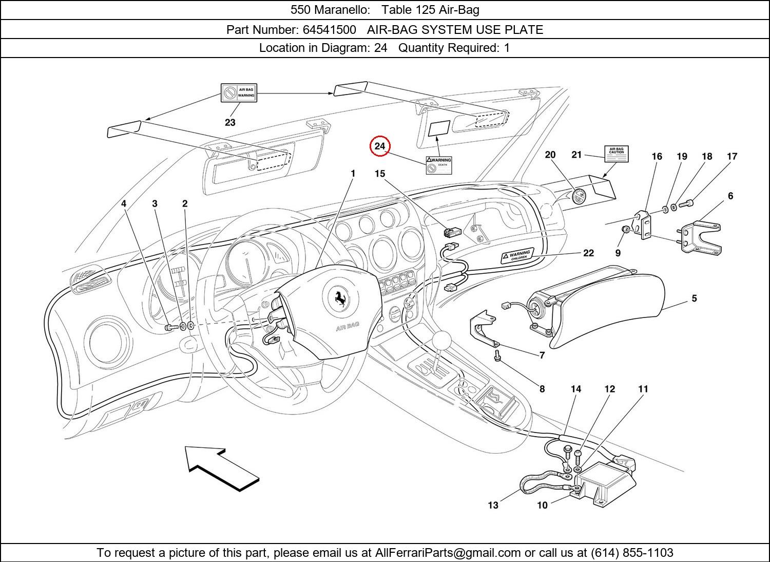 Ferrari Part 64541500