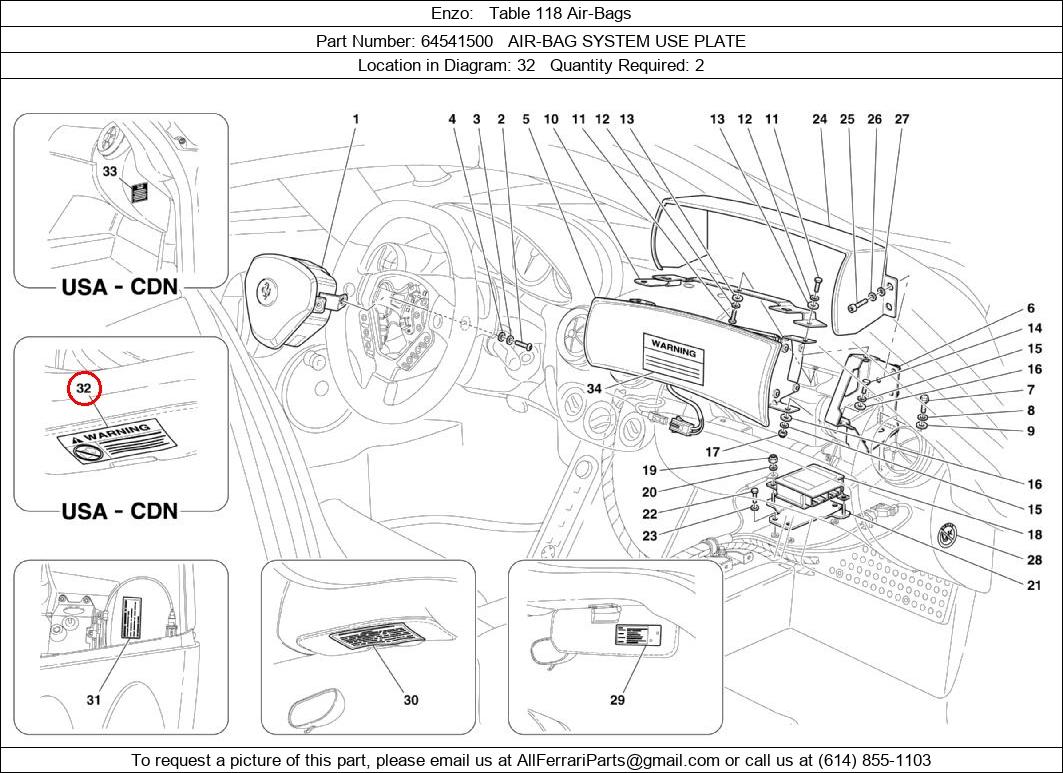 Ferrari Part 64541500