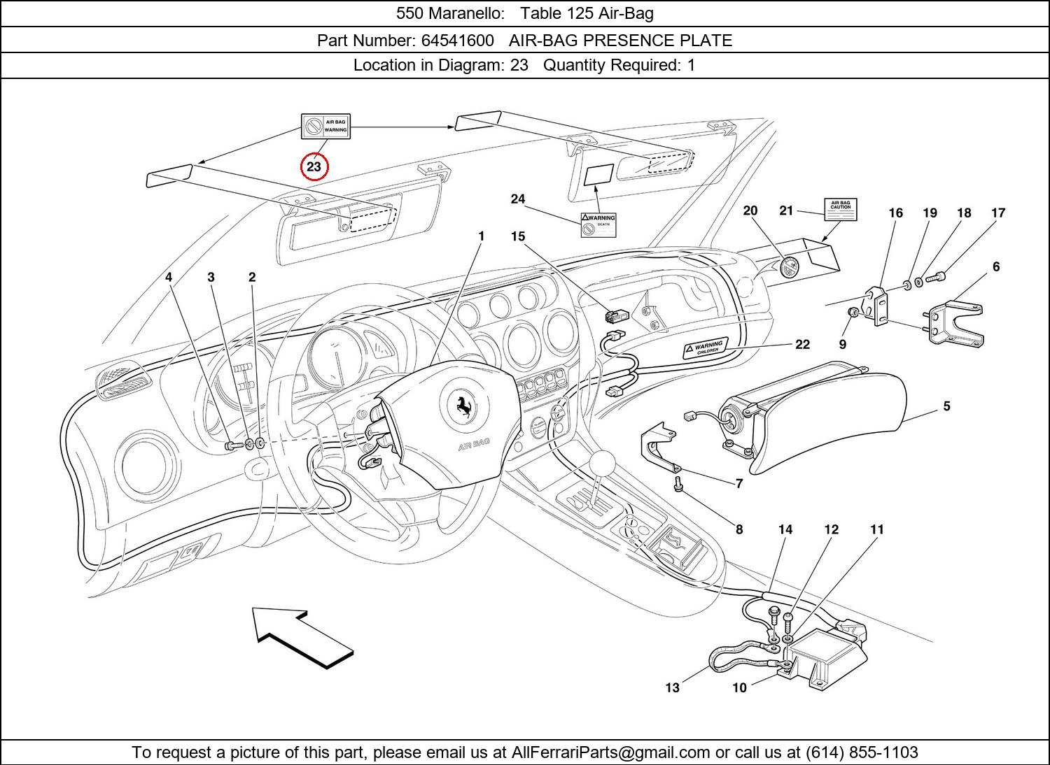 Ferrari Part 64541600