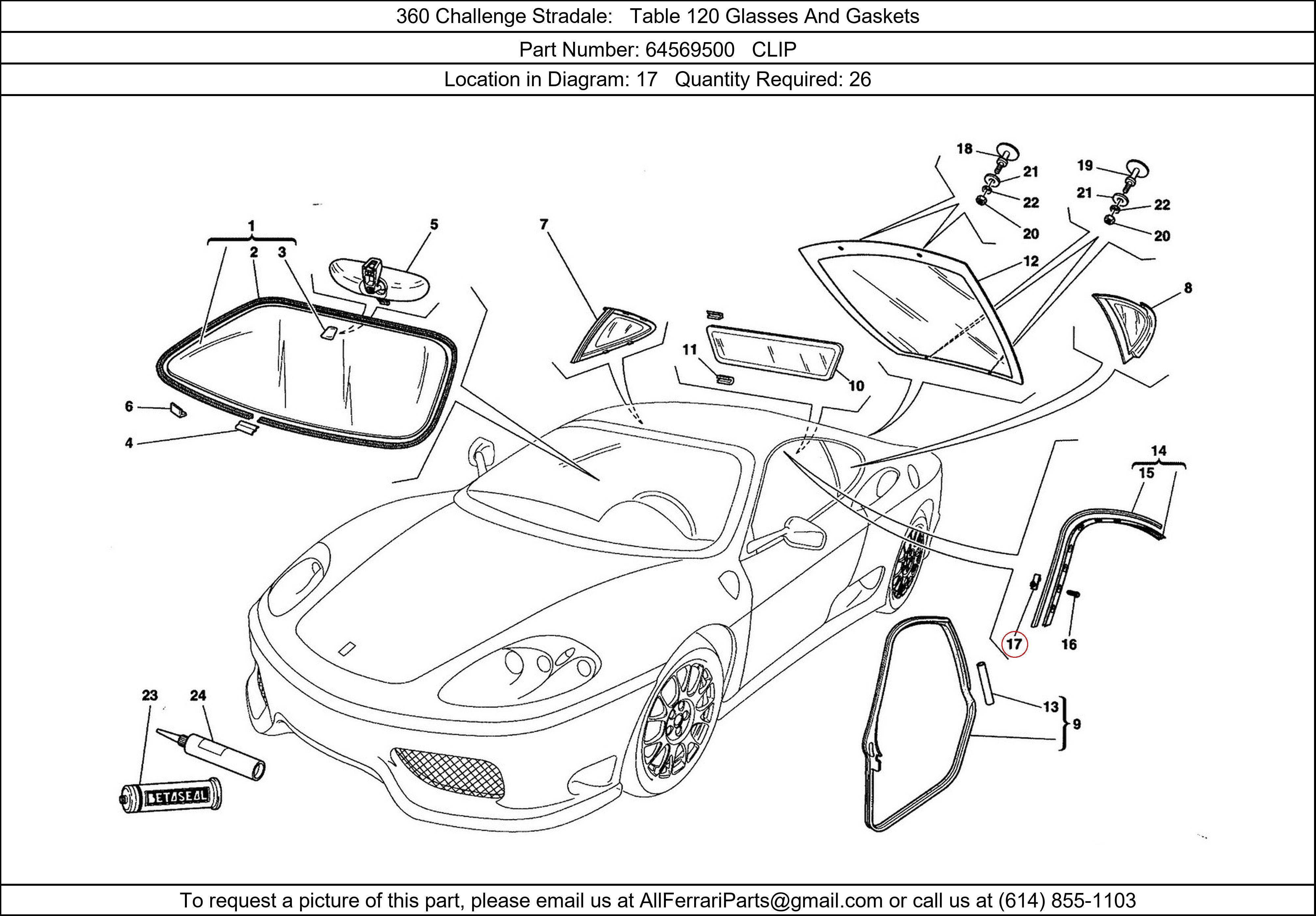 Ferrari Part 64569500