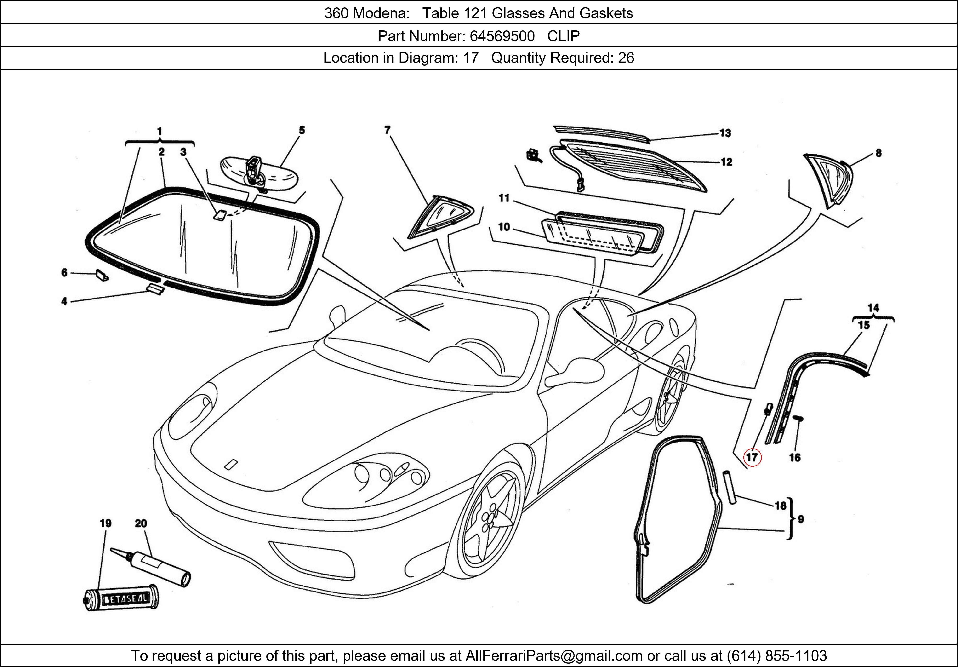 Ferrari Part 64569500