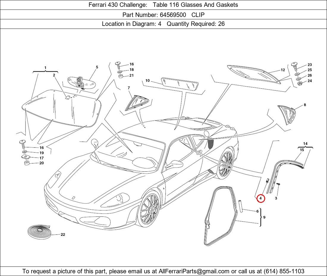 Ferrari Part 64569500