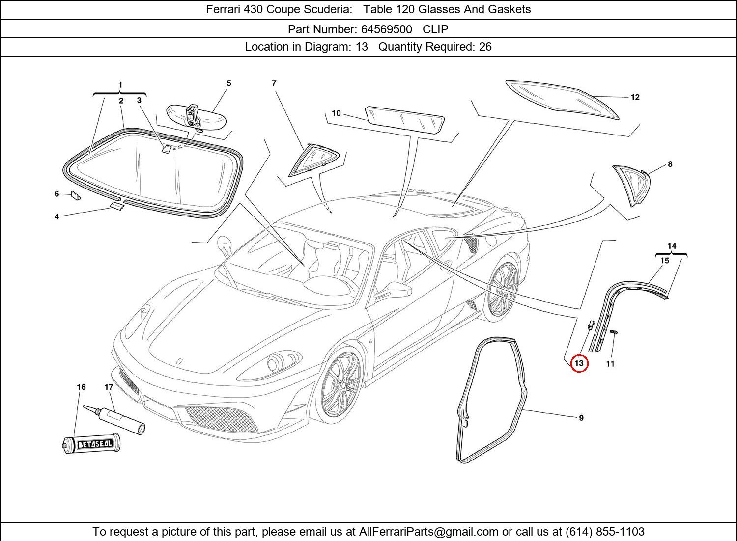 Ferrari Part 64569500