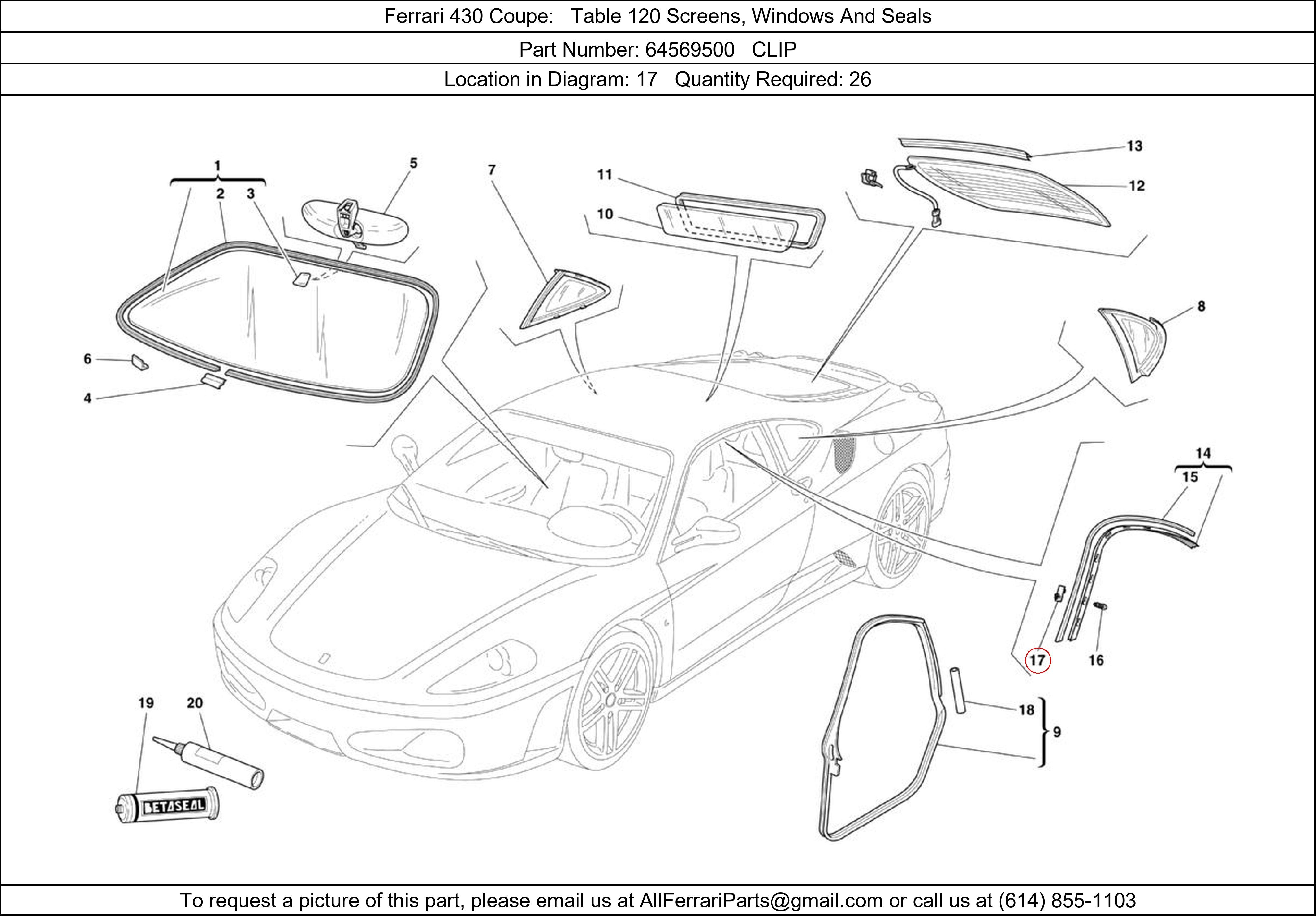 Ferrari Part 64569500