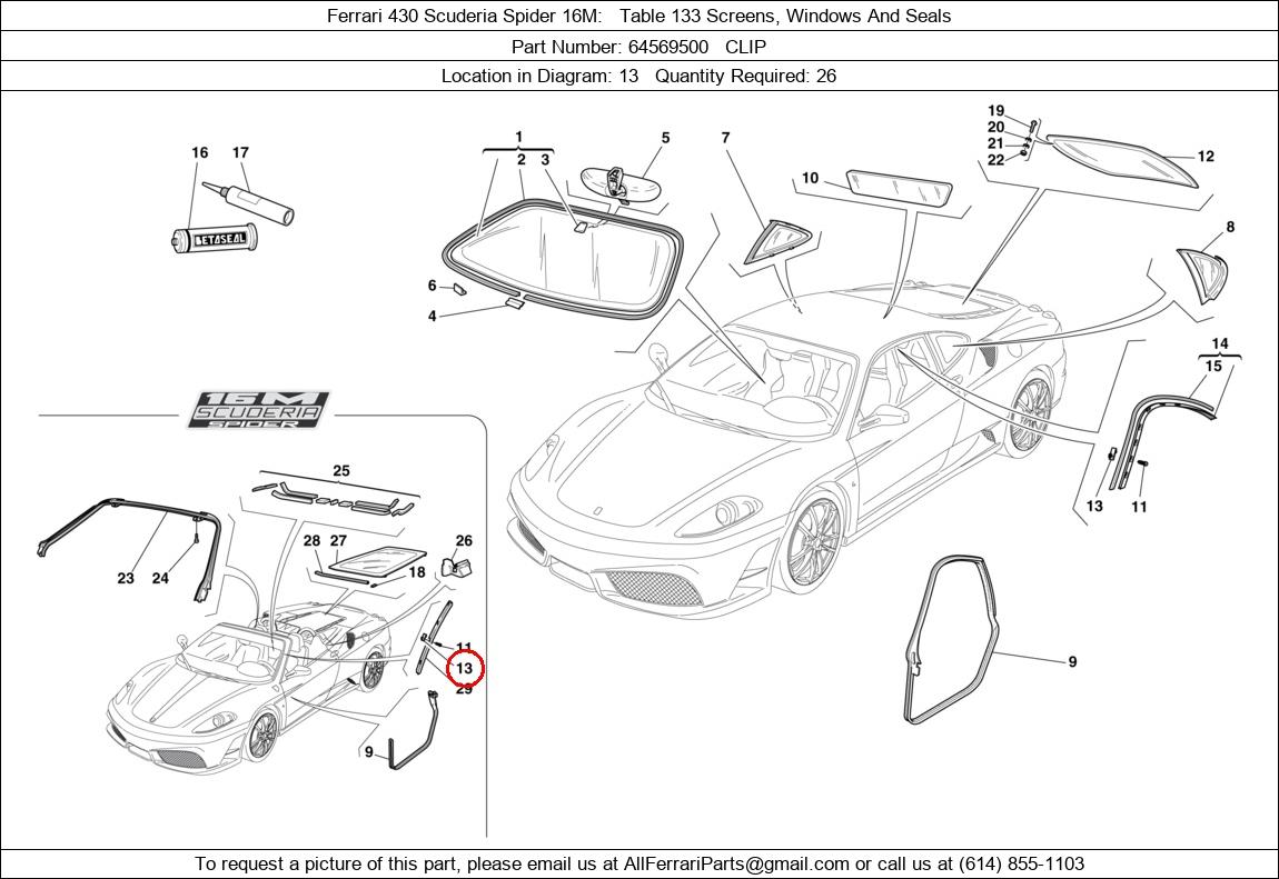 Ferrari Part 64569500